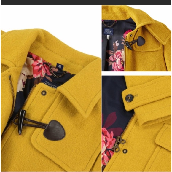 NWT joules Woolsdale Double-Faced Lined Duffle Coa - Picture 5 of 6